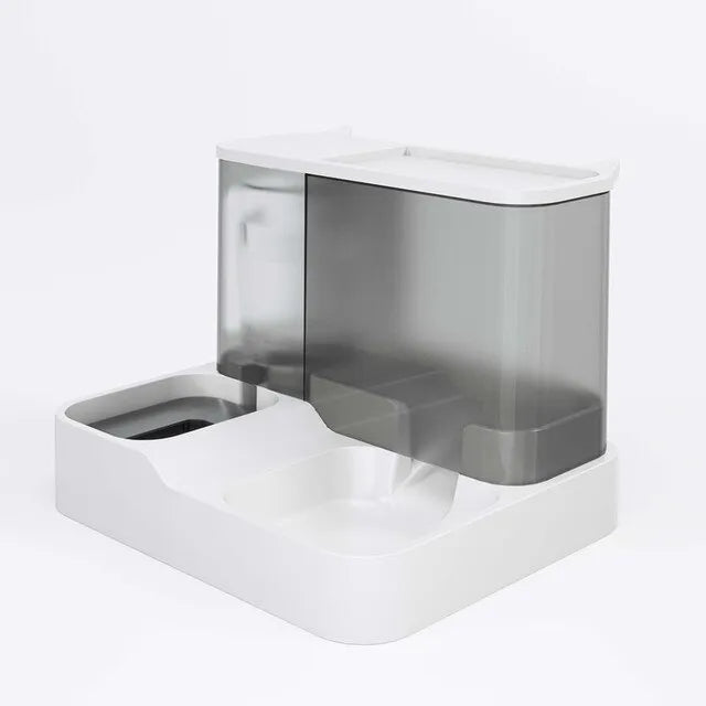 Automatischer Futterautomat™ Futterspender Flauschparadies® 3.8L Grau