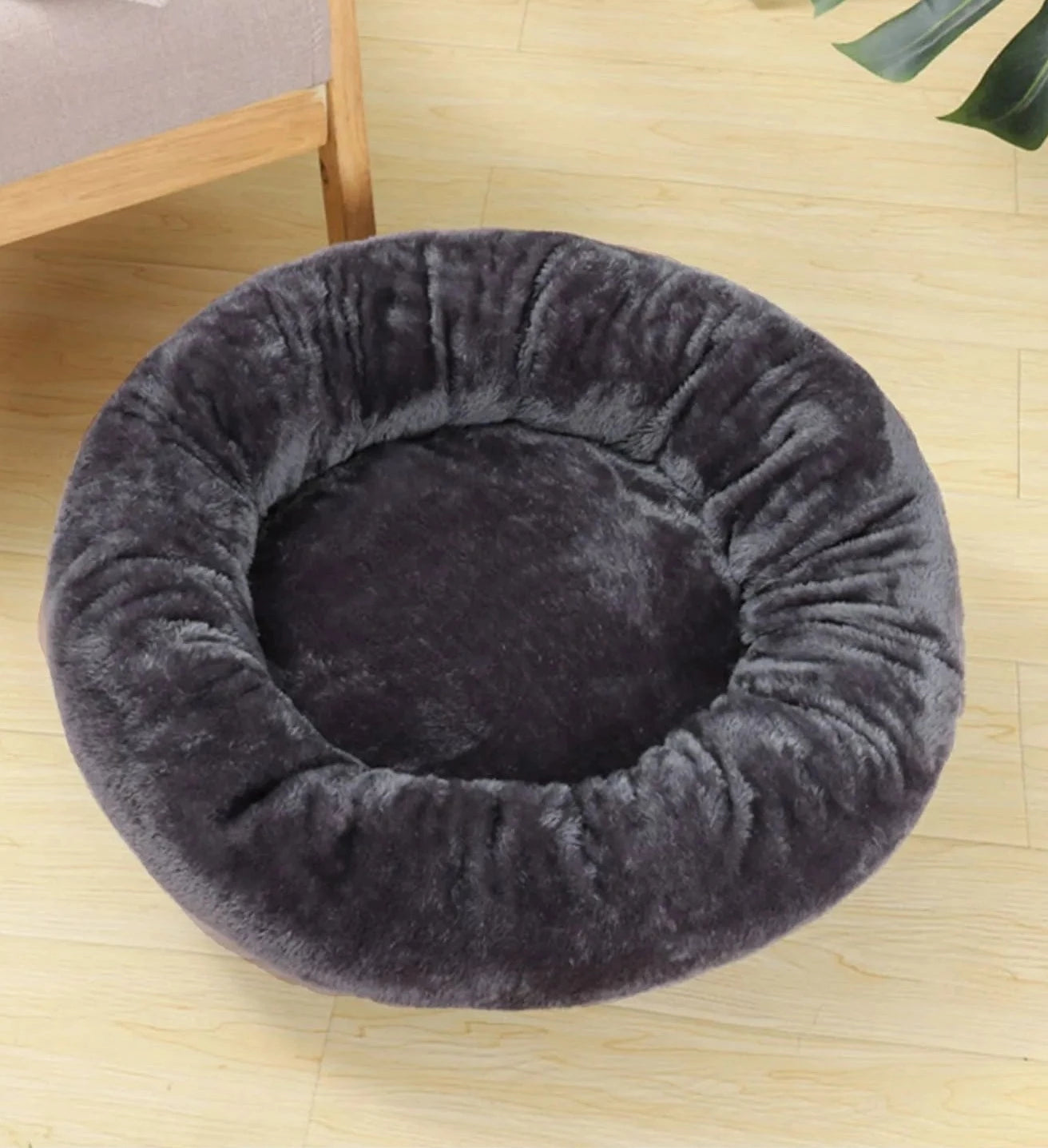 Wolke 7 Hundebett SoftTouch NEU - Das Original™ Wolke 7 Hundebett Flauschparadies® Anthrazit S - Ø 35cm