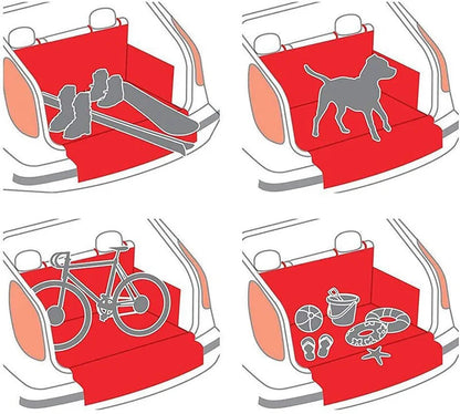 Premium Autositzpolster - Kofferraum Autositzpolster Hund Flauschparadies® 