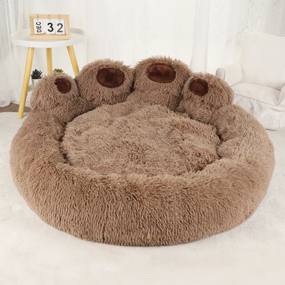 Wolke 7 Hundebett Kuschelpfote NEU - Das Original™ Wolke 7 Hundebett Flauschparadies® Coffee S - Ø 50cm 