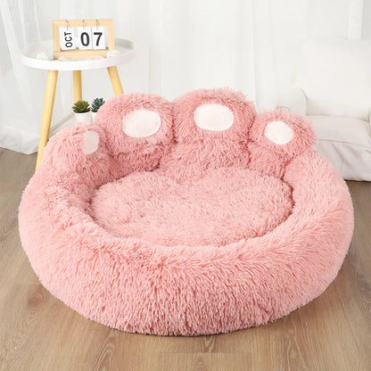 Wolke 7 Hundebett Kuschelpfote NEU - Das Original™ Wolke 7 Hundebett Flauschparadies® Pink S - Ø 50cm 