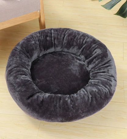 Wolke 7 Hundebett SoftTouch NEU - Das Original™ Wolke 7 Hundebett Flauschparadies® Anthrazit S - Ø 35cm 