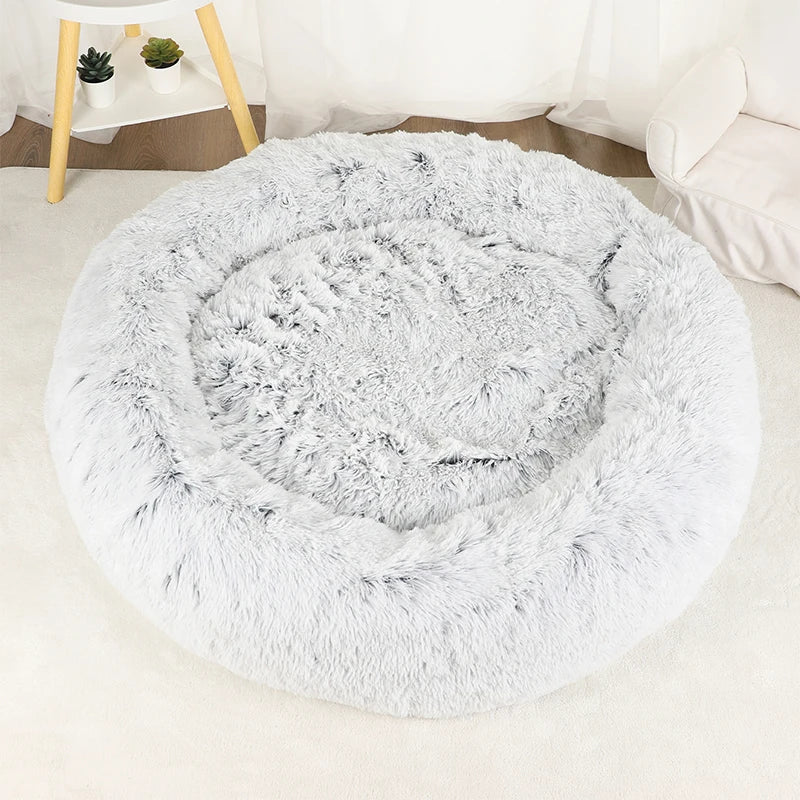 Wolke 7 Katzenbett - Das Original™ Wolke 7 Katzenbett Flauschparadies® Hellgrau M - Ø 60cm 